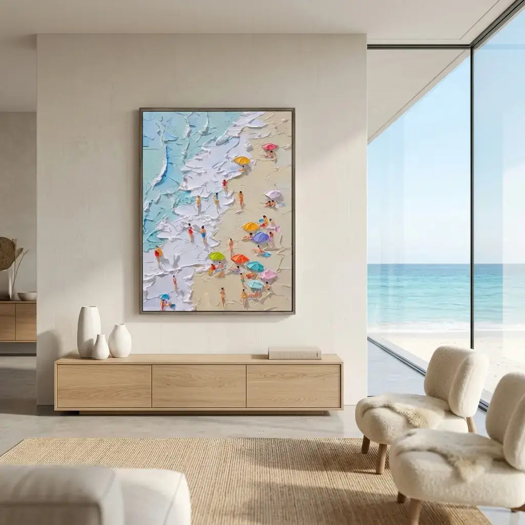 Ocean Abstract Textured Wall Art