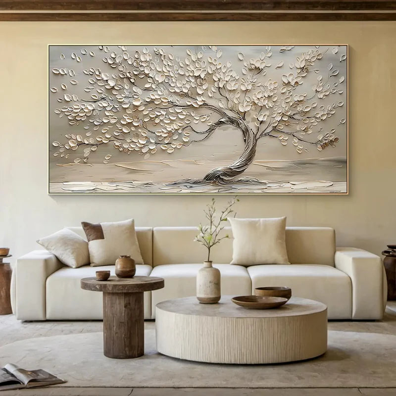 Textured Arbor Art | Tranquil Grace