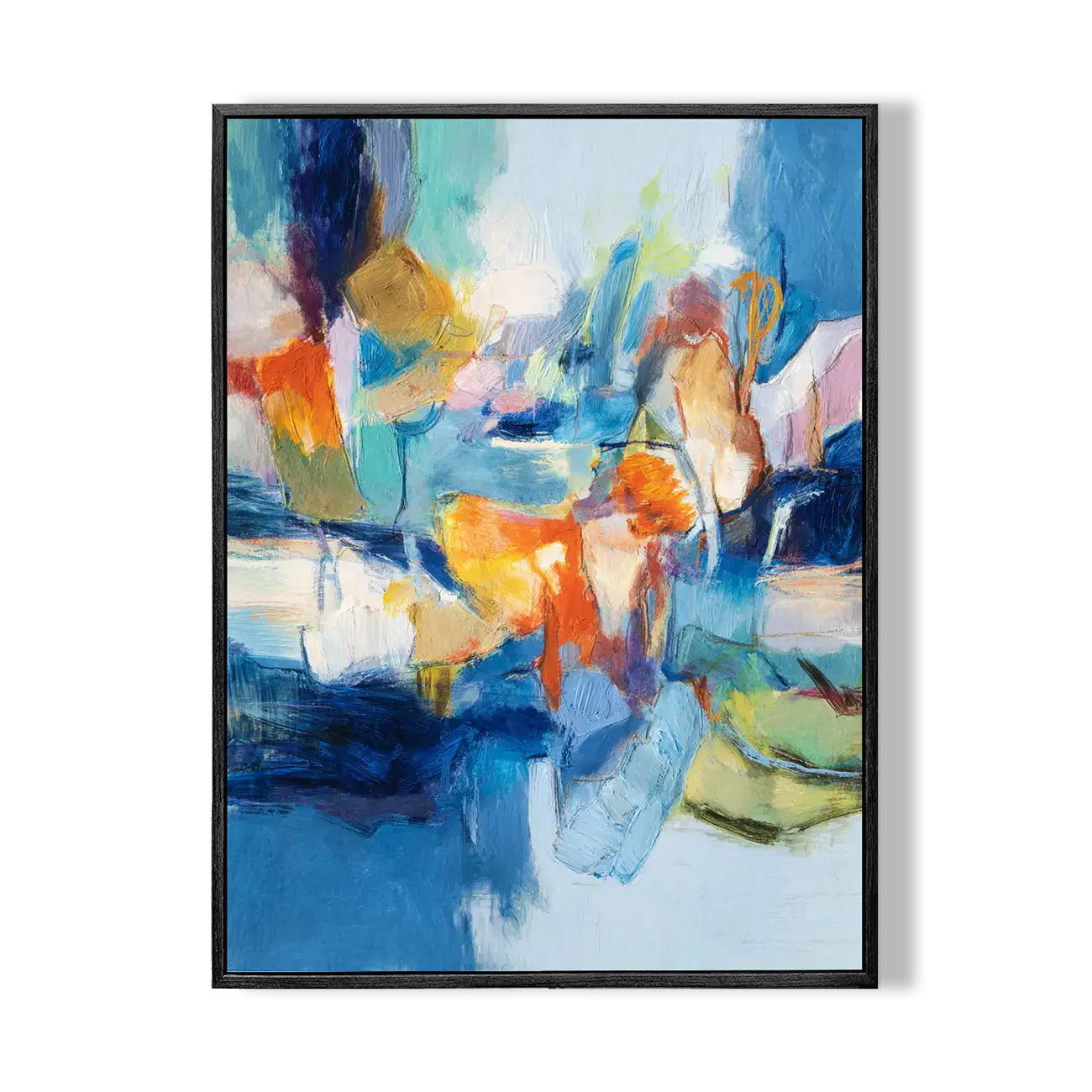 Original Hand-Painted Abstract Oil Painting 