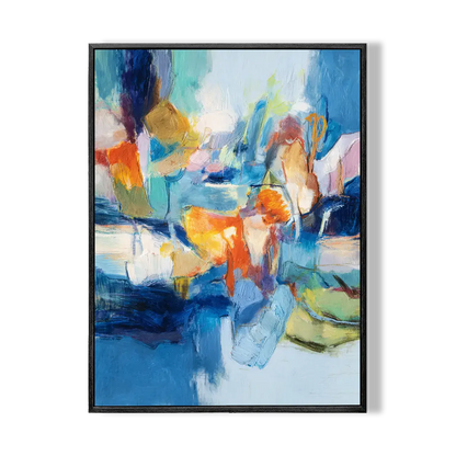 Original Hand-Painted Abstract Oil Painting 