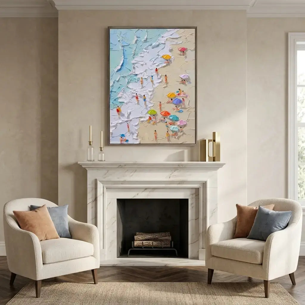 Ocean Abstract Textured Wall Art 