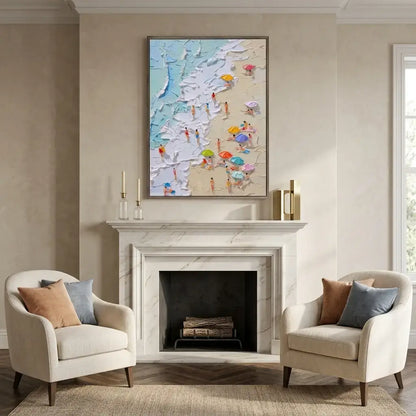 Ocean Abstract Textured Wall Art 