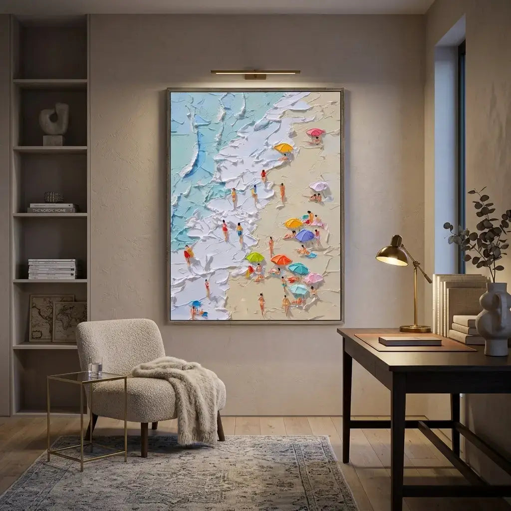 Ocean Abstract Textured Wall Art 