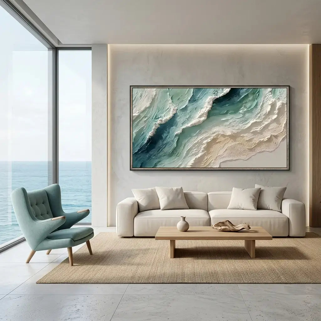 Aerial Ocean Wave 3D Texture
