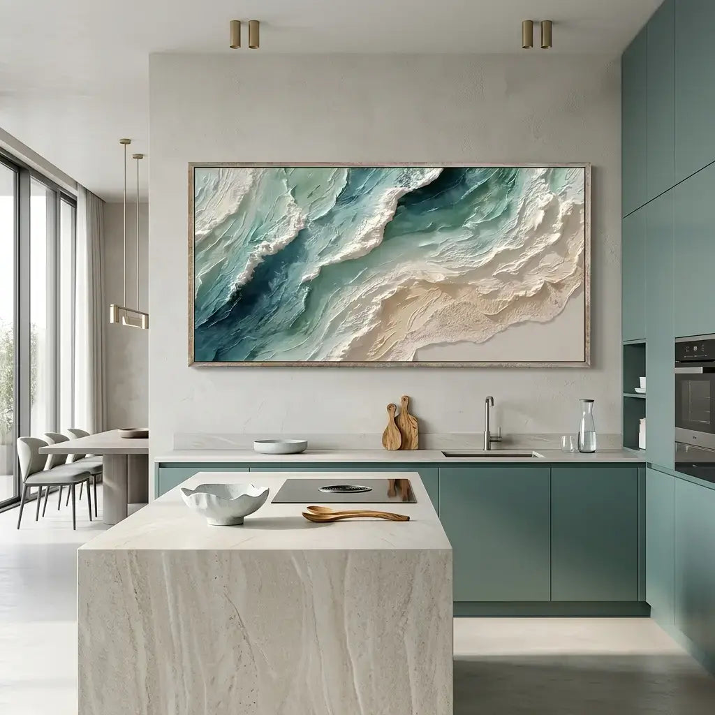 Aerial Ocean Wave 3D Texture