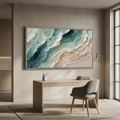 Aerial Ocean Wave 3D Texture