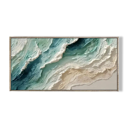 Aerial Ocean Wave 3D Texture