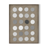 Minimal Neutral Circle Abstract Art 