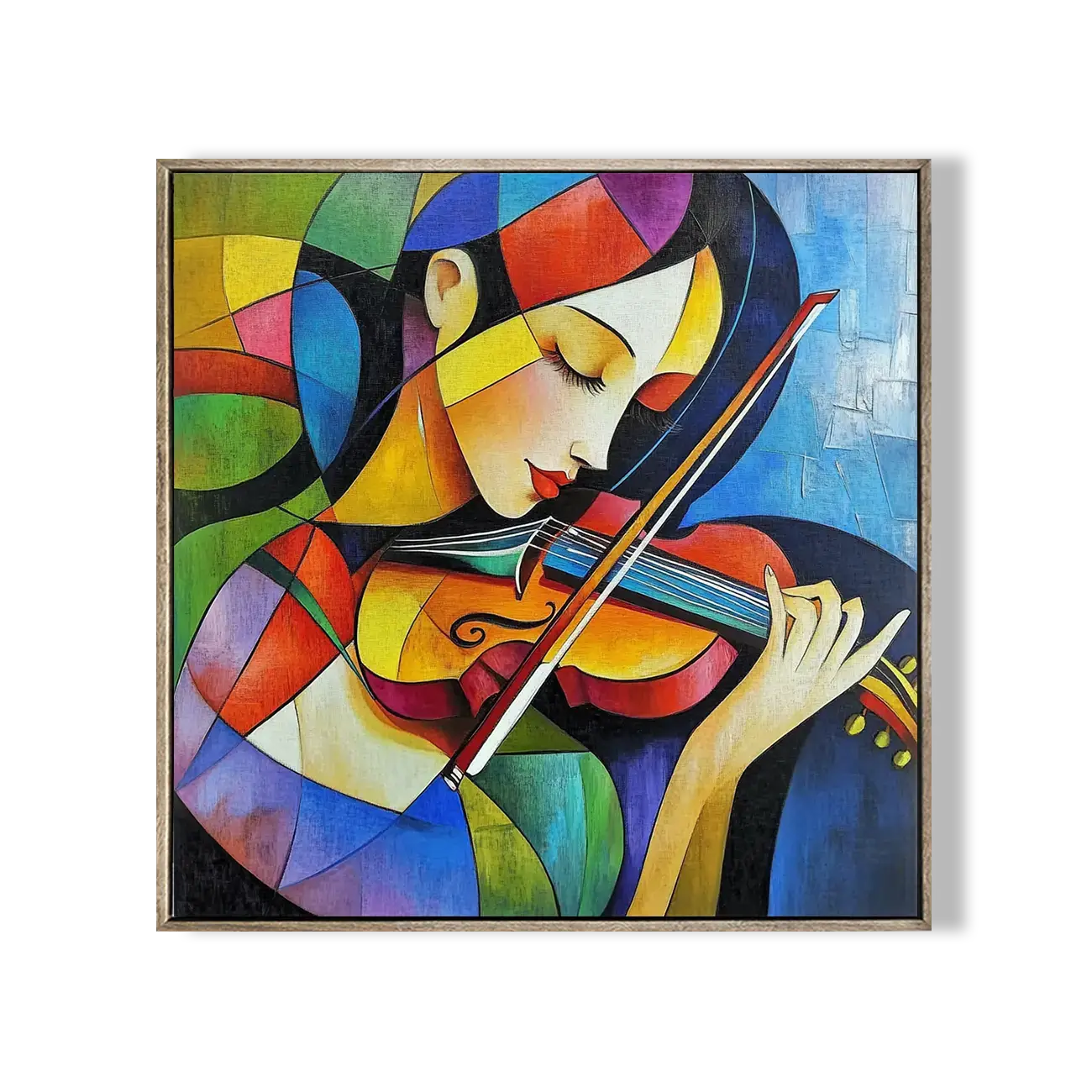 Girl Playing Cello Wall Art 
