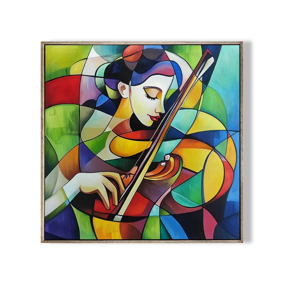 Girl Playing Cello Wall Art