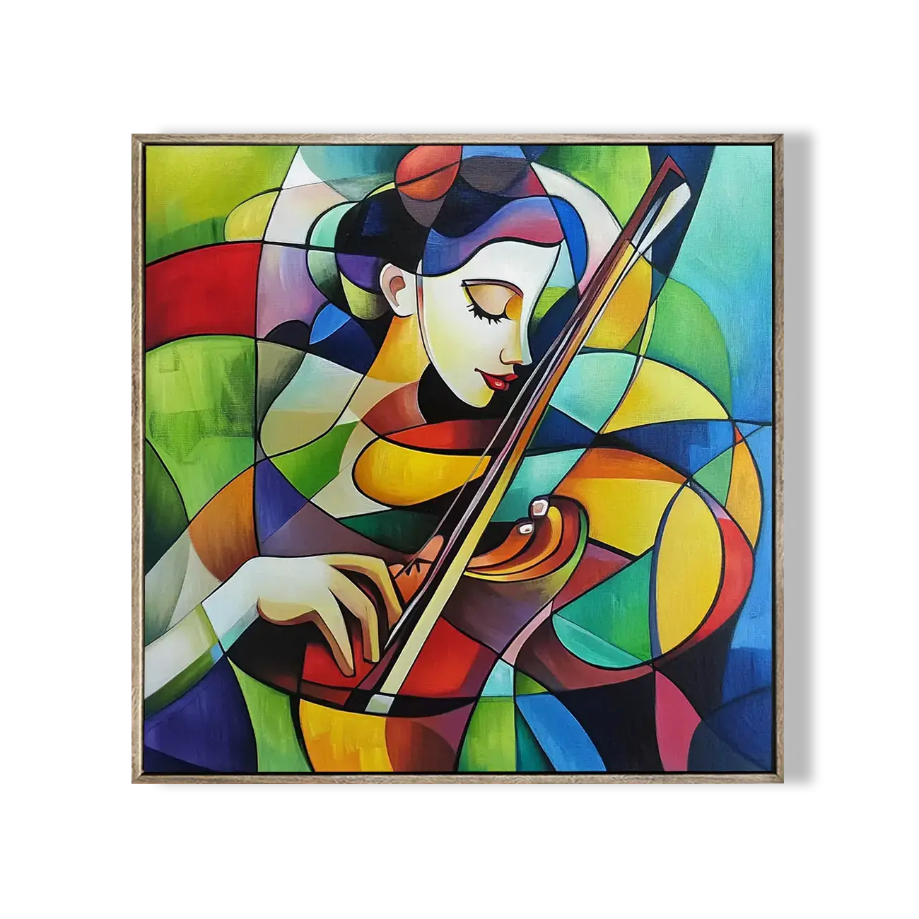 Girl Playing Cello Wall Art 