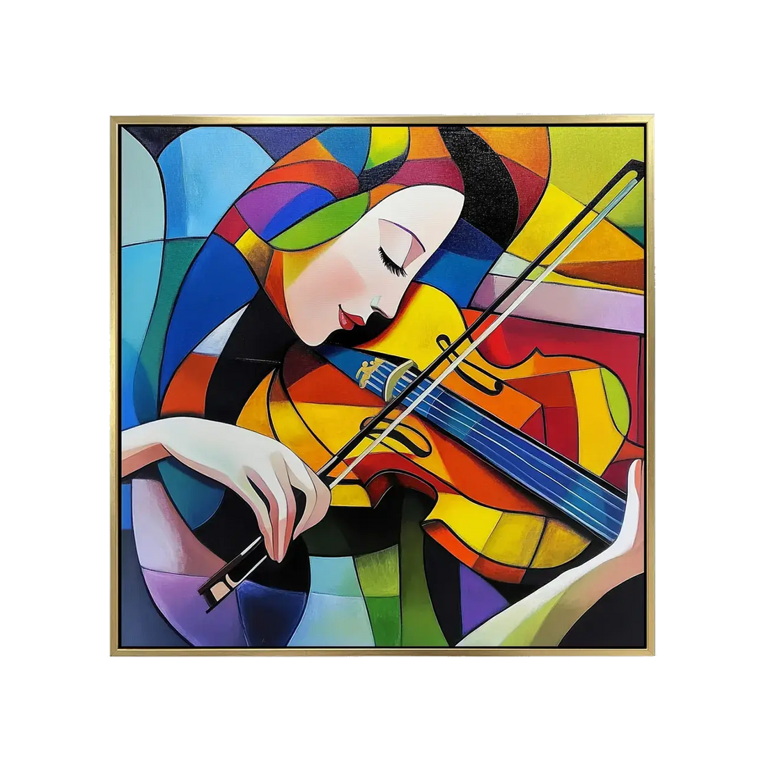 Girl Playing Cello Wall Art 