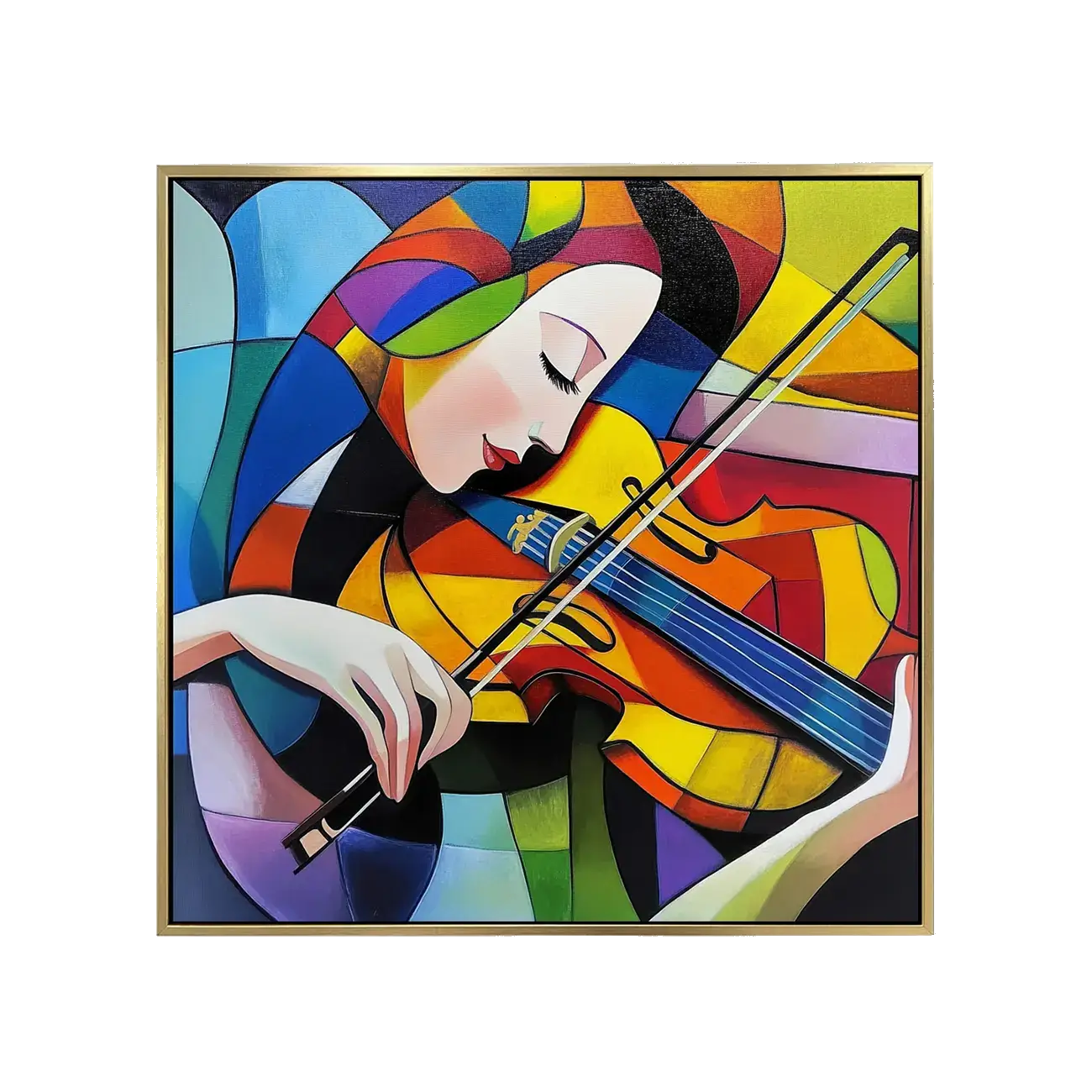 Girl Playing Cello Wall Art 