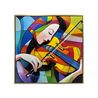 Girl Playing Cello Wall Art 