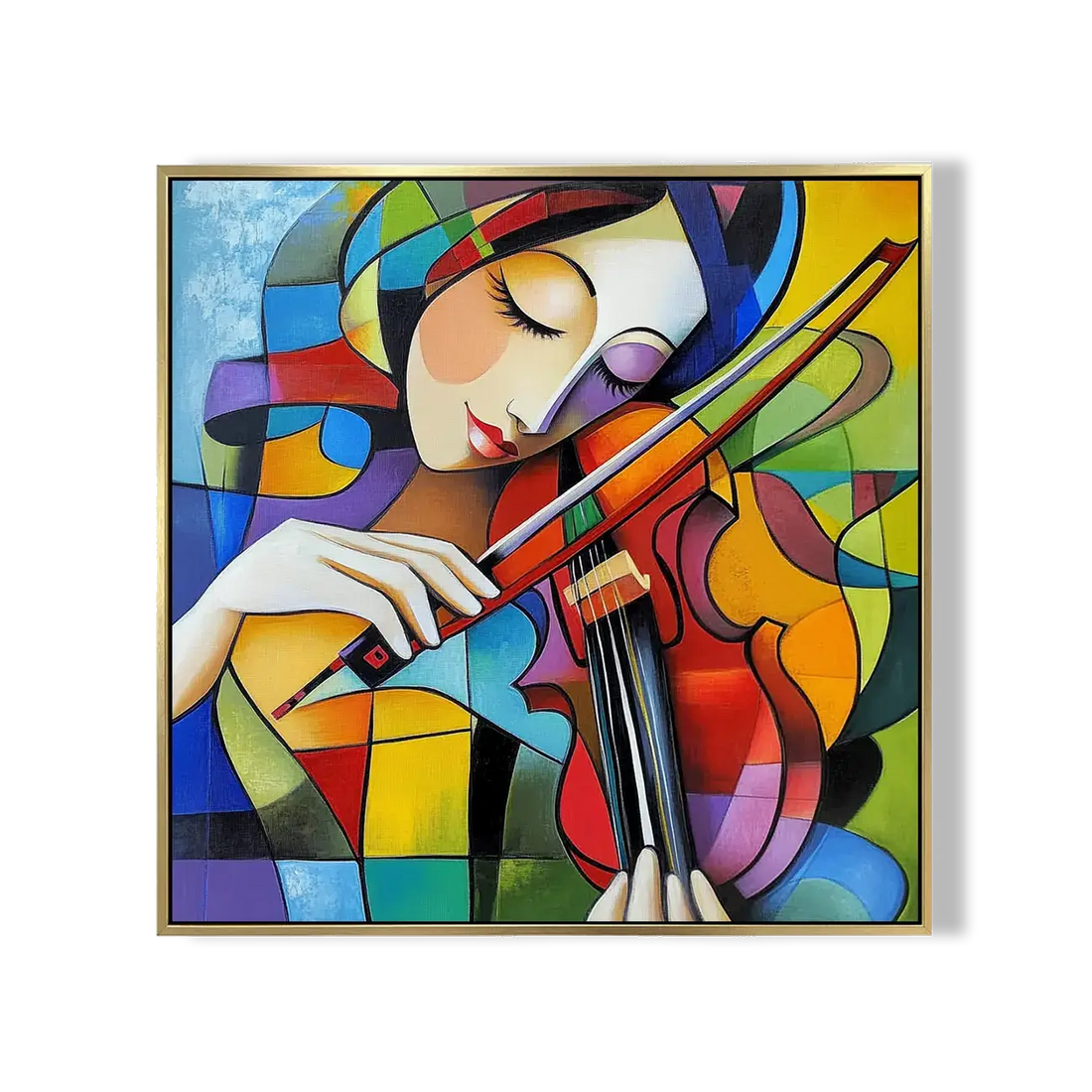 Girl Playing Cello Wall Art 