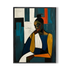 Modern Abstract Woman Palette Art 