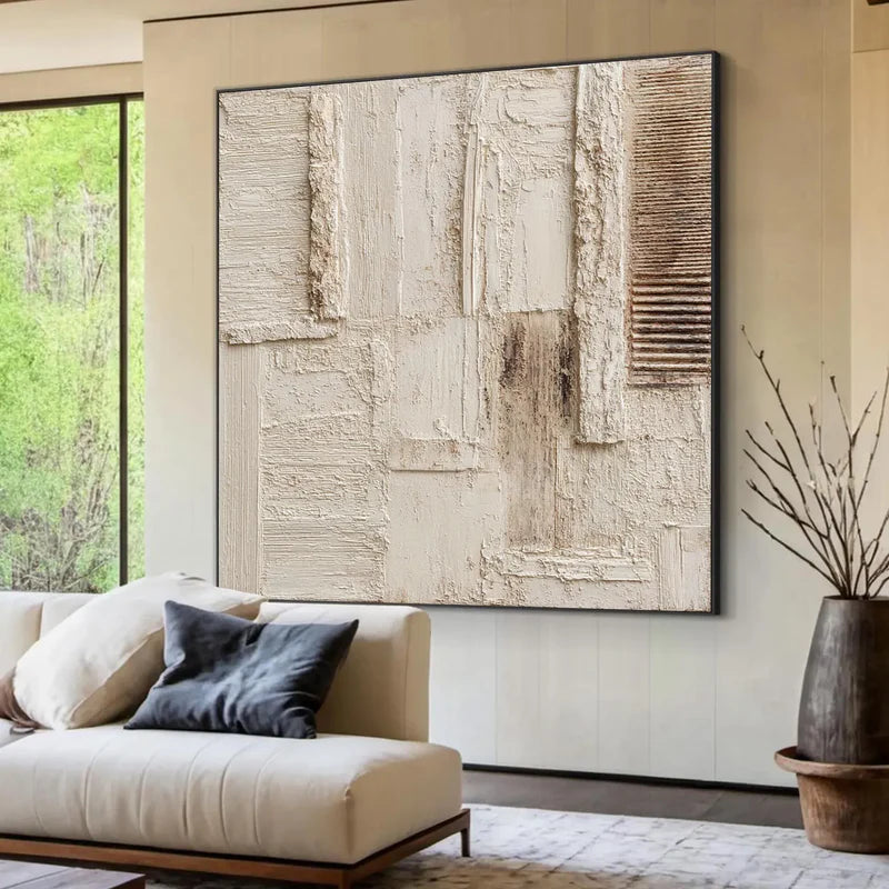 Warm-Tone Textured Art | Sophisticated Calm