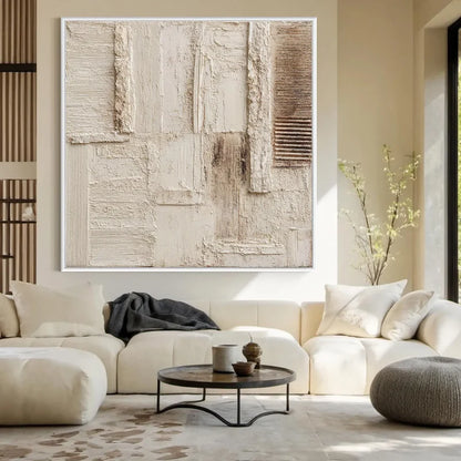 Warm-Tone Textured Art | Sophisticated Calm