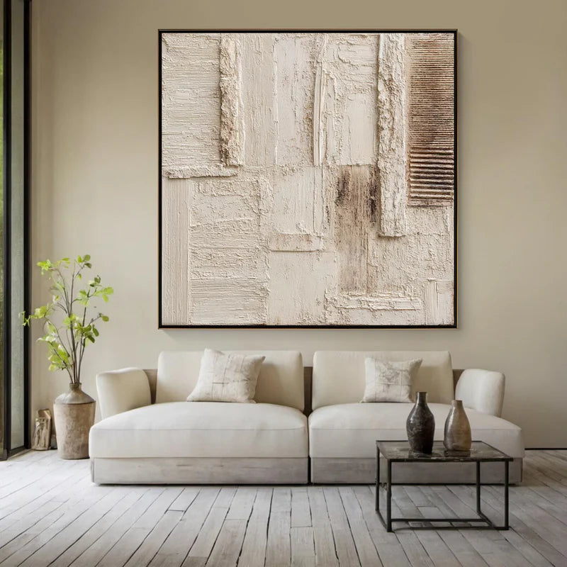 Warm-Tone Textured Art | Sophisticated Calm
